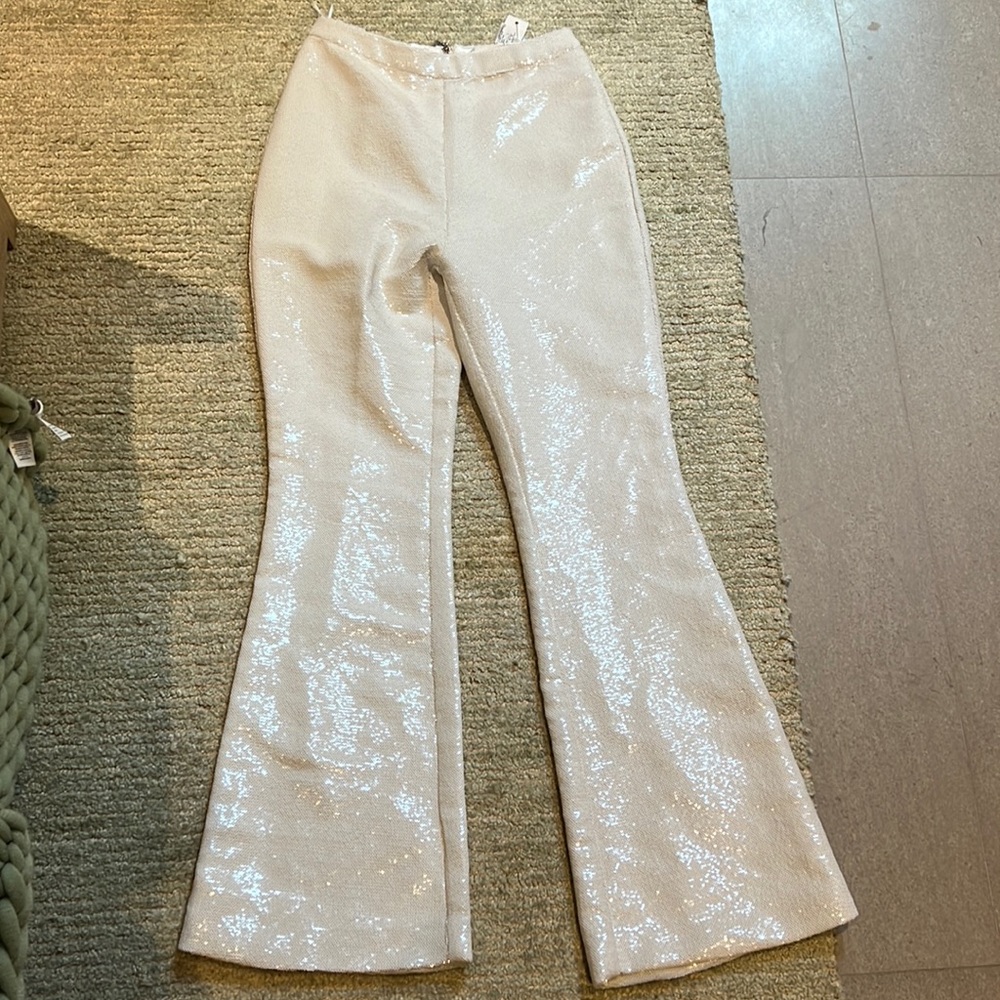 NEW Meshki white pants size small